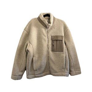 Polham Japan Sherpa Heavy Weight Jacket Front Pocket Beige Men XXL